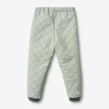 Wheat Outerwear Termobukser Alex Trousers 4142 green stripe