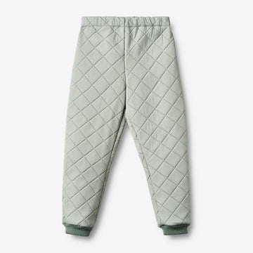 Wheat Outerwear Termobukser Alex Trousers 4142 green stripe