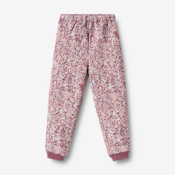 Wheat Outerwear Termobukser Alex Trousers 9672 dry rose paisley