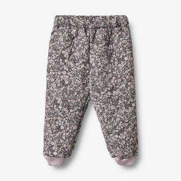 Wheat SMU Termobukser Alex Trousers 9527 black sea flowers