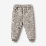 Wheat SMU Termobukser Alex Trousers 9673 grey stone flowers