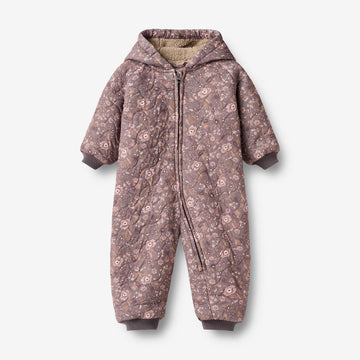 Wheat Outerwear Termodragt Cuddle Outdoor Suit 9565 purple stone flowers