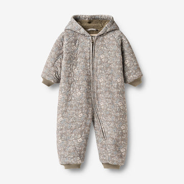 Wheat Outerwear Termodragt Cuddle Outdoor Suit 9673 grey stone flowers