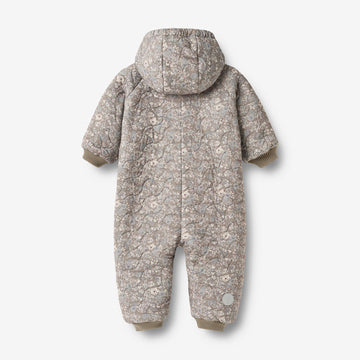 Wheat Outerwear Termodragt Cuddle Outdoor Suit 9673 grey stone flowers