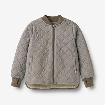 Wheat Outerwear Termojakke Benni Jacket 9622 brown stripe