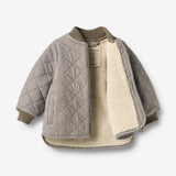 Wheat Outerwear Termojakke Benni Jacket 9622 brown stripe