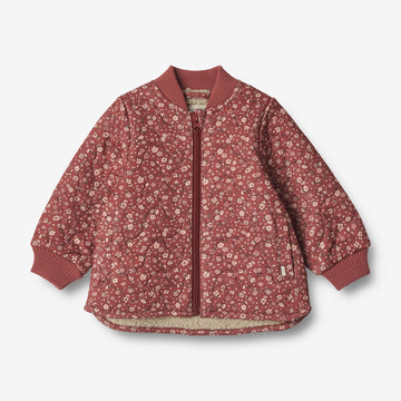 Wheat Outerwear Termojakke Benni | Baby Thermo 2077 red flowers