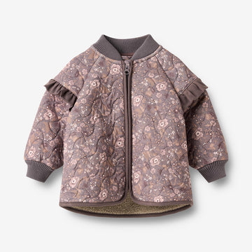 Wheat Outerwear Termojakke Ellas Jacket 9565 purple stone flowers