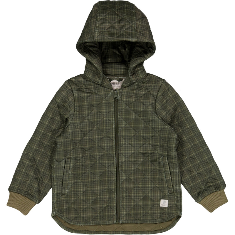 Wheat Outerwear Termojakke Eske Thermo 4215 olive check