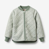 Wheat SMU Termojakke Loui Jacket 4142 green stripe