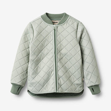 Wheat SMU Termojakke Loui Jacket 4142 green stripe