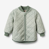 Wheat SMU Termojakke Loui Jacket 4142 green stripe