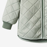 Wheat SMU Termojakke Loui Jacket 4142 green stripe