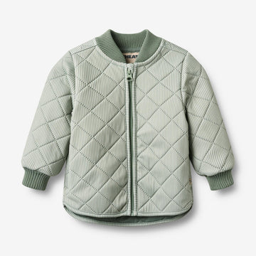 Wheat SMU Termojakke Loui Jacket 4142 green stripe