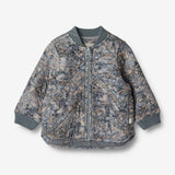 Wheat Outerwear Termojakke Loui | Baby Thermo 1112 rainy blue clouds