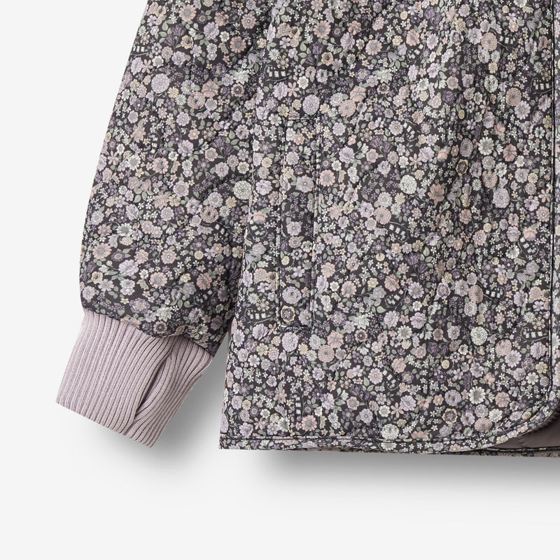 Wheat Outerwear Termojakke Thilde Jacket 9527 black sea flowers
