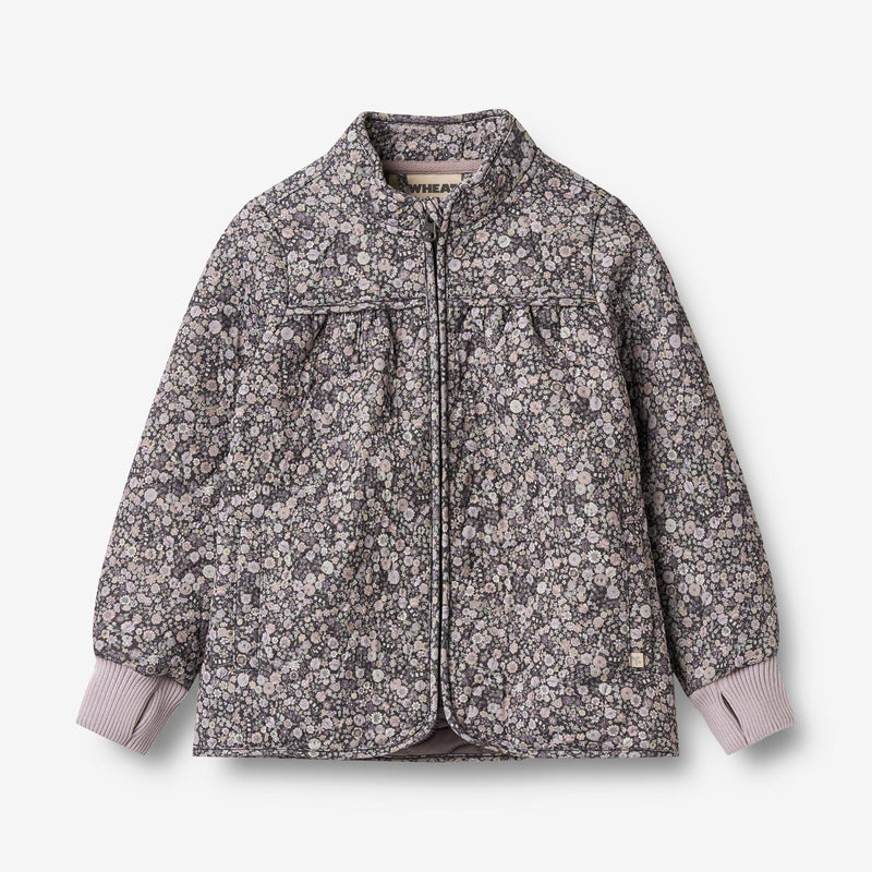 Wheat Outerwear Termojakke Thilde Jacket 9527 black sea flowers