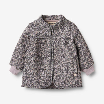 Wheat Outerwear Termojakke Thilde Jacket 9527 black sea flowers
