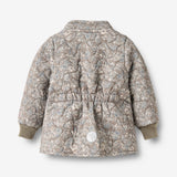 Wheat Outerwear Termojakke Thilde Jacket 9673 grey stone flowers