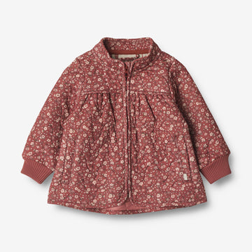 Wheat Outerwear Termojakke Thilde | Baby Thermo 2077 red flowers