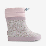 Wheat Footwear Thermo Barefoot Rubber Boot Arden Rubber Boot 9735 lilac blue flowers