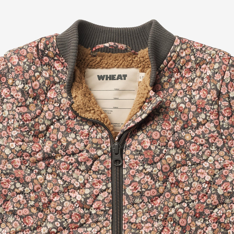 Wheat Outerwear Termojakke Helga Thermo 1186 raven wild flowers