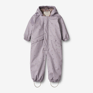 Wheat Outerwear Termo Regndragt Aiko | Baby Rainwear 1347 lavender flowers