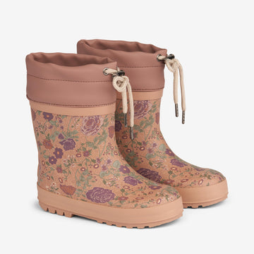 Wheat Footwear Printet Termo Gummistøvle Rubber Boots 2474 rose dawn flowers
