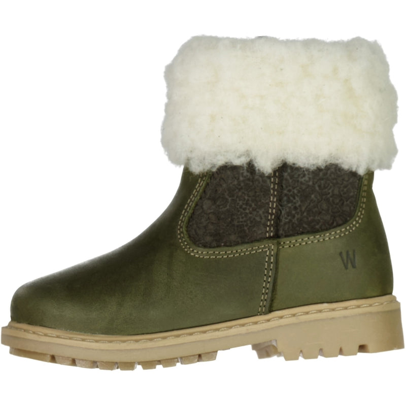 Wheat Footwear Timian Uld Støvle Winter Footwear 4214 olive