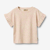Wheat Main Todelt Sæt med T-shirt og Shorts Set 9422 coral flowers