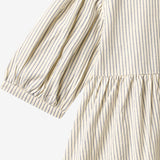 Wheat Main Trekvartærmet Kjole Magda Dress 9759 dark blue stripe