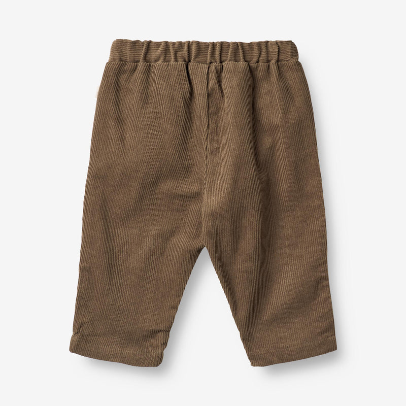 Wheat Main  Bukser Aiden | Baby Trousers 0094 greybrown