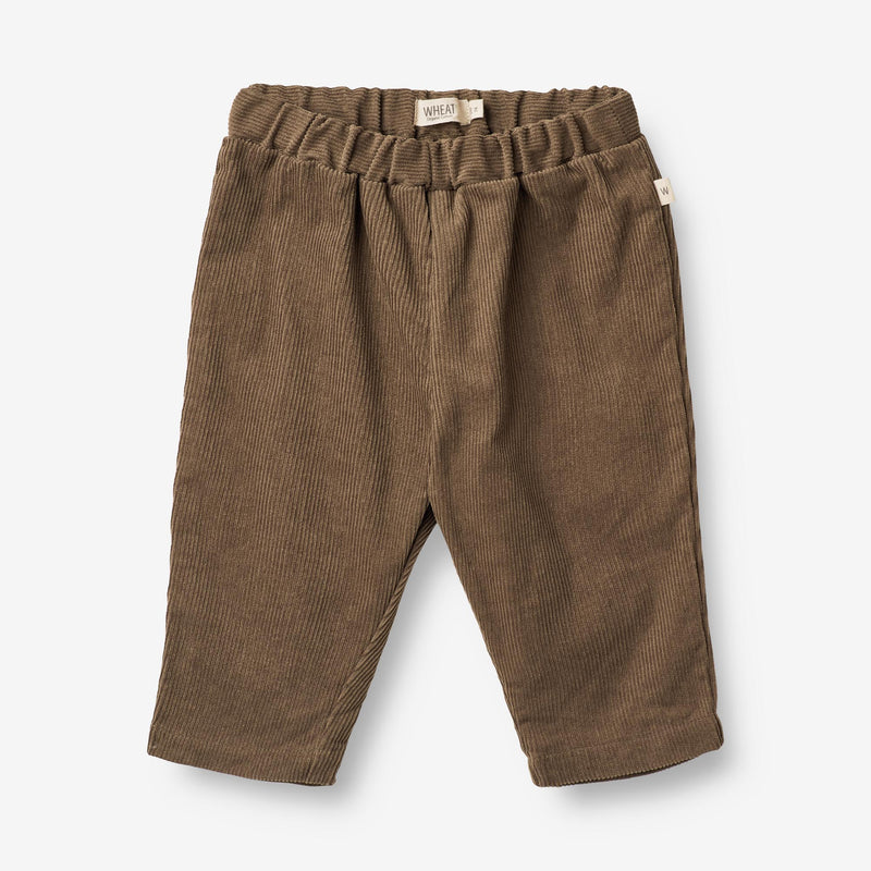 Wheat Main  Bukser Aiden | Baby Trousers 0094 greybrown