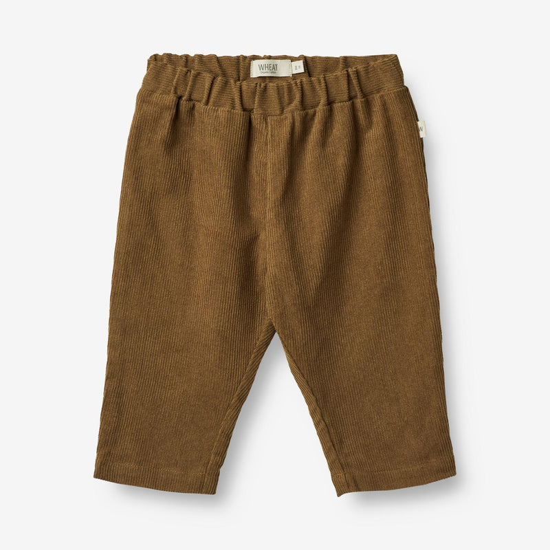 Wheat Main  Bukser Aiden | Baby Trousers 4143 green bark
