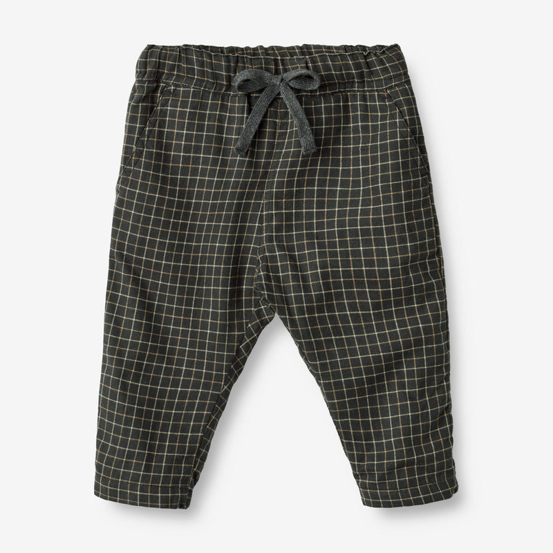 Wheat Main  Foret Bukser Rufus | Baby Trousers 0026 black coal check