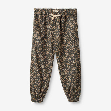 Wheat Main  Bukser Shilla Trousers 0027 black coal flowers