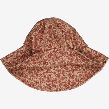 Wheat Main  UV Solhat Swimwear 2073 red flower meadow