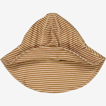 Wheat Main  UV Solhat Swimwear 5096 golden green stripe