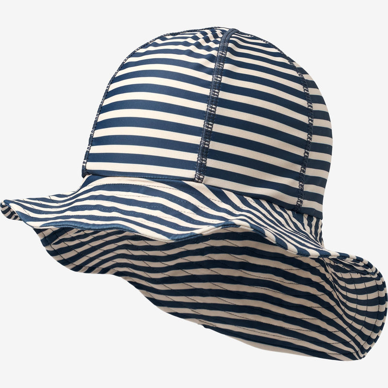 Wheat Main   UV Solhat Swimwear 1325 indigo stripe