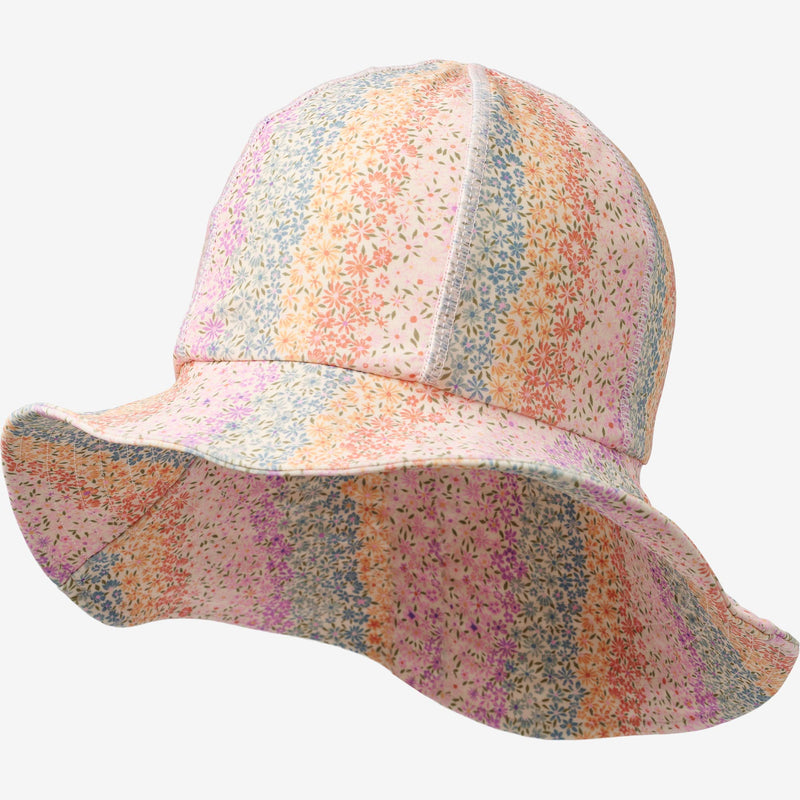 Wheat Main   UV Solhat Swimwear 9506 rainbow flowers