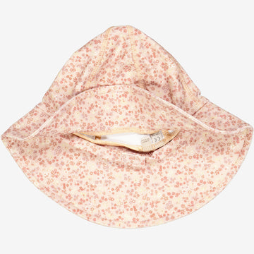 Wheat Main  UV Solhat m. Velcro | Baby Swimwear 9005 mini flowers