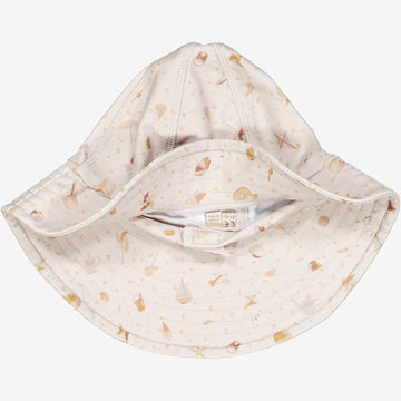 Wheat Main  UV Solhat m. Velcro | Baby Swimwear 9107 beach life