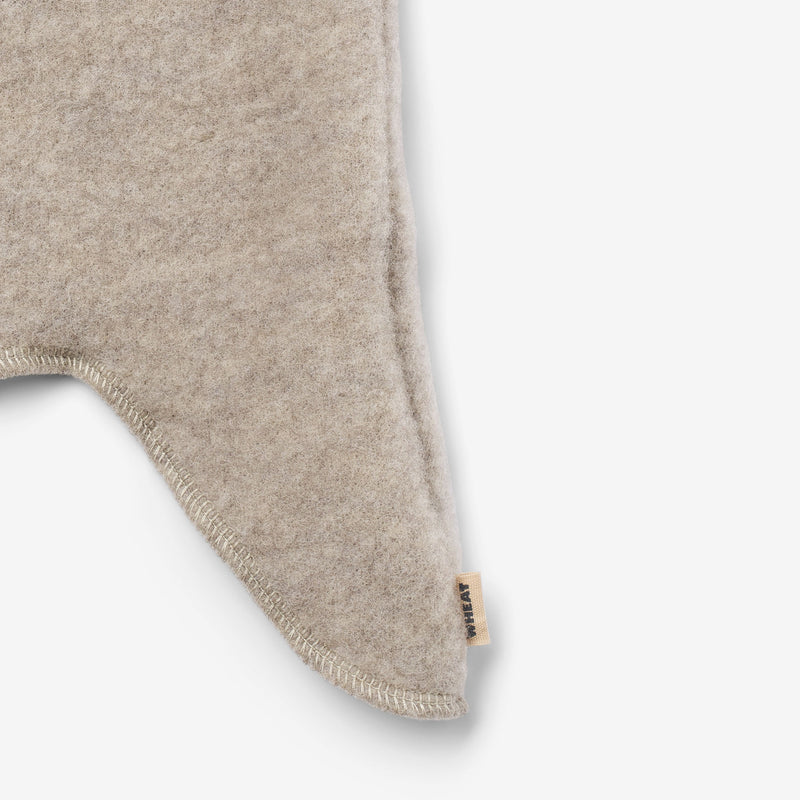 Wheat Wool Uld Fleece Balaclava Eli Accessories 3204 khaki melange