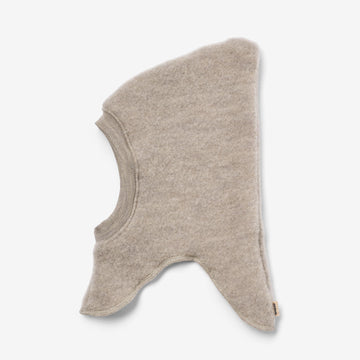 Wheat Wool Uld Fleece Balaclava Eli Accessories 3204 khaki melange