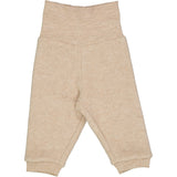 Wheat Wool Uld Fleece Bukser Trousers 3204 khaki melange