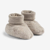 Wheat Wool Uld Fleece Futter Lei Accessories 3204 khaki melange
