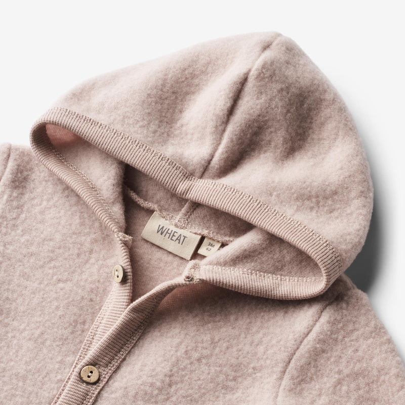 Wheat Wool Uld Fleece Køredragt Ata Jumpsuits 1135 dry rose