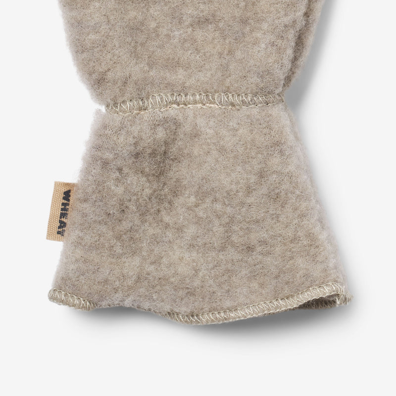 Wheat Wool Uld Fleece Luffer Jay Accessories 3204 khaki melange