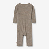 Wheat SMU Uld Heldragt Frankie Jumpsuit 3204 khaki melange