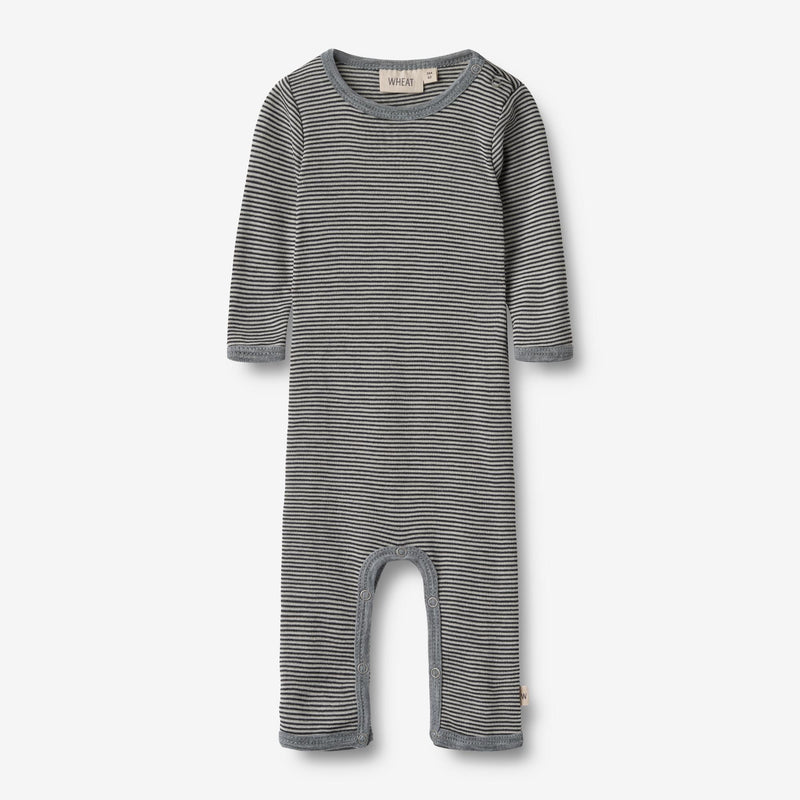 Wheat Wool Uld Heldragt Frankie Jumpsuits 1433 navy stripe